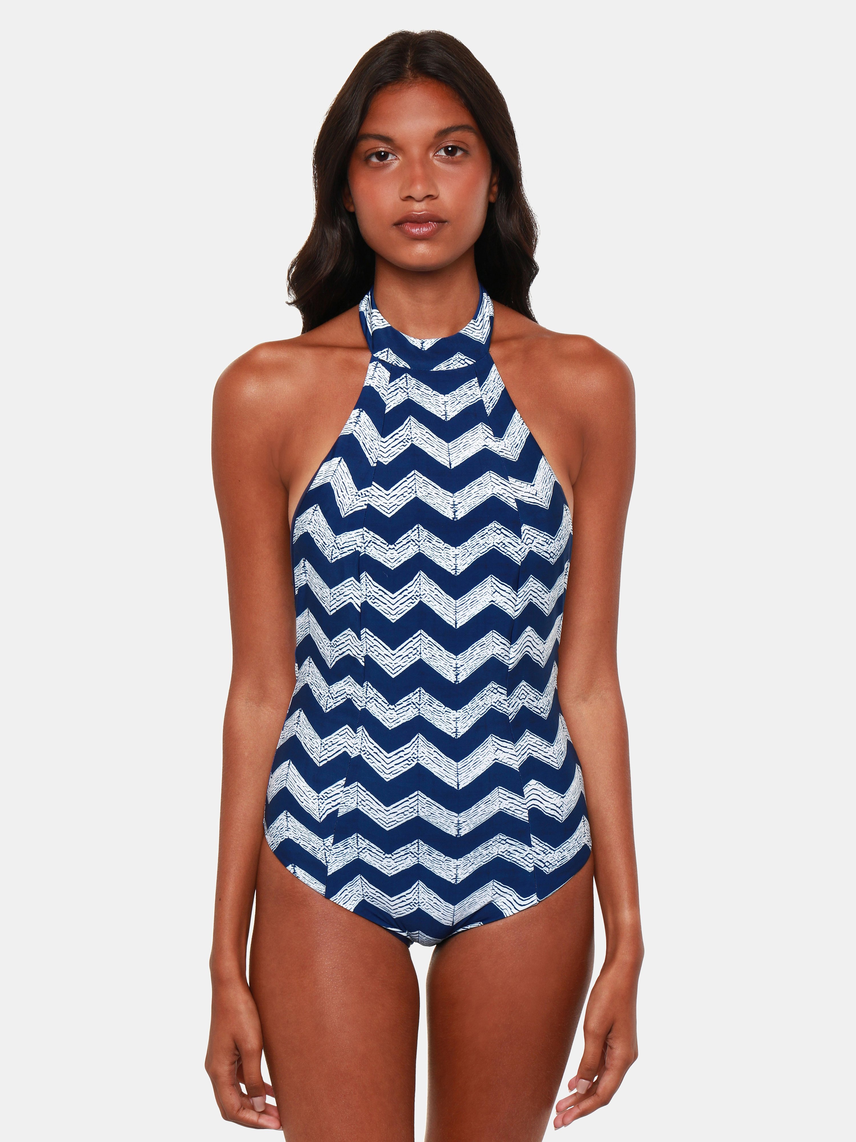 Bromelia Swimwear Harlow One-piece In Blue