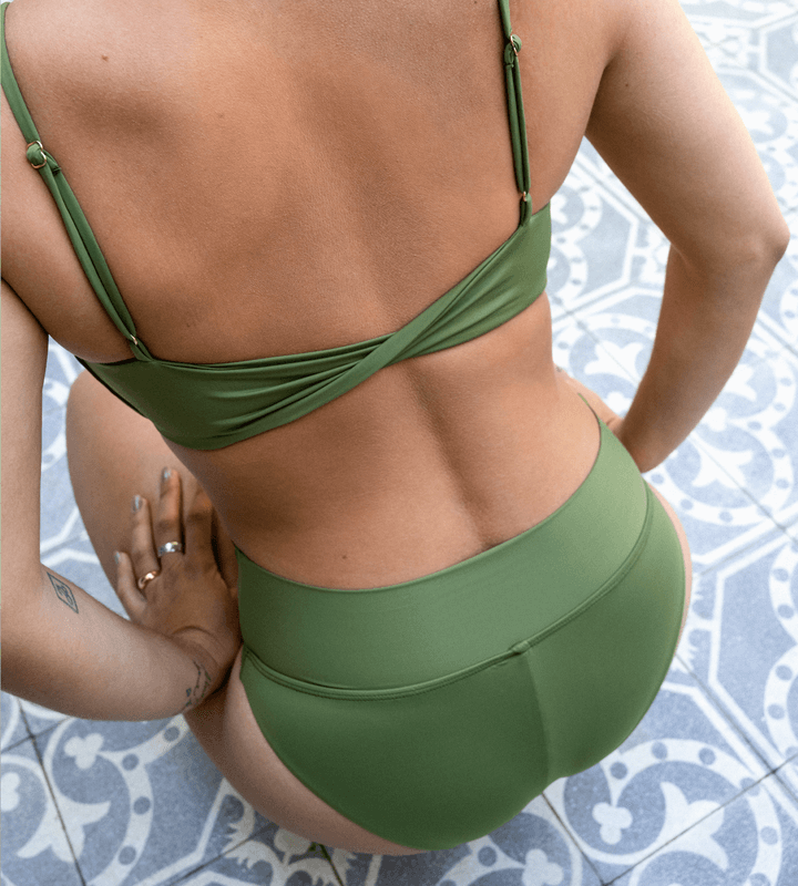 Bromelia Swimwear Itacare Bikini Bottom In Green