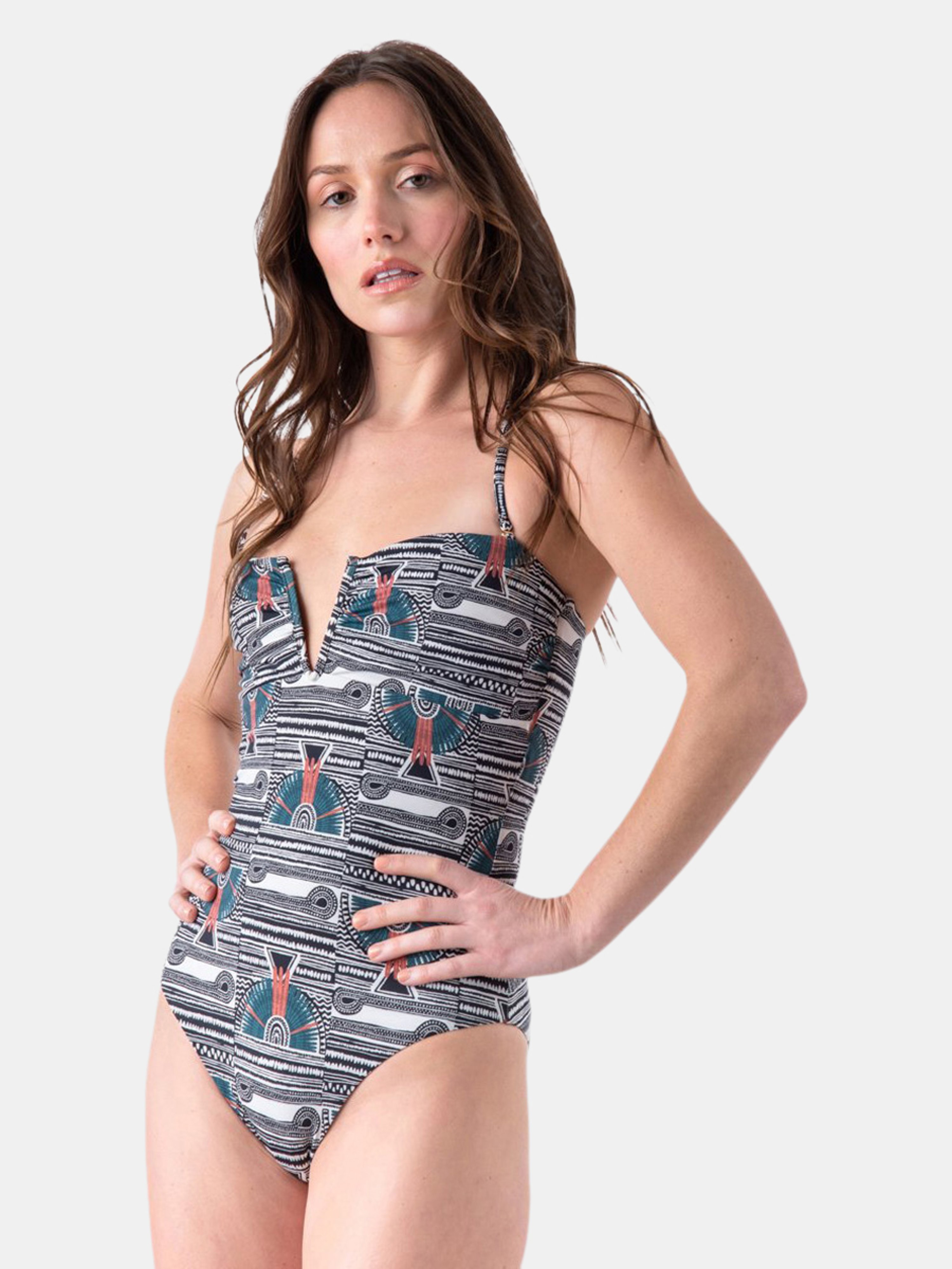 Bromelia Swimwear Puerto Alegre One-piece In Grey