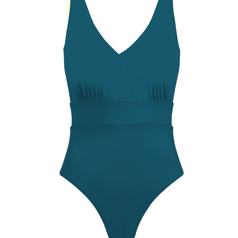 Bromelia Swimwear Trancoso One Piece In Blue