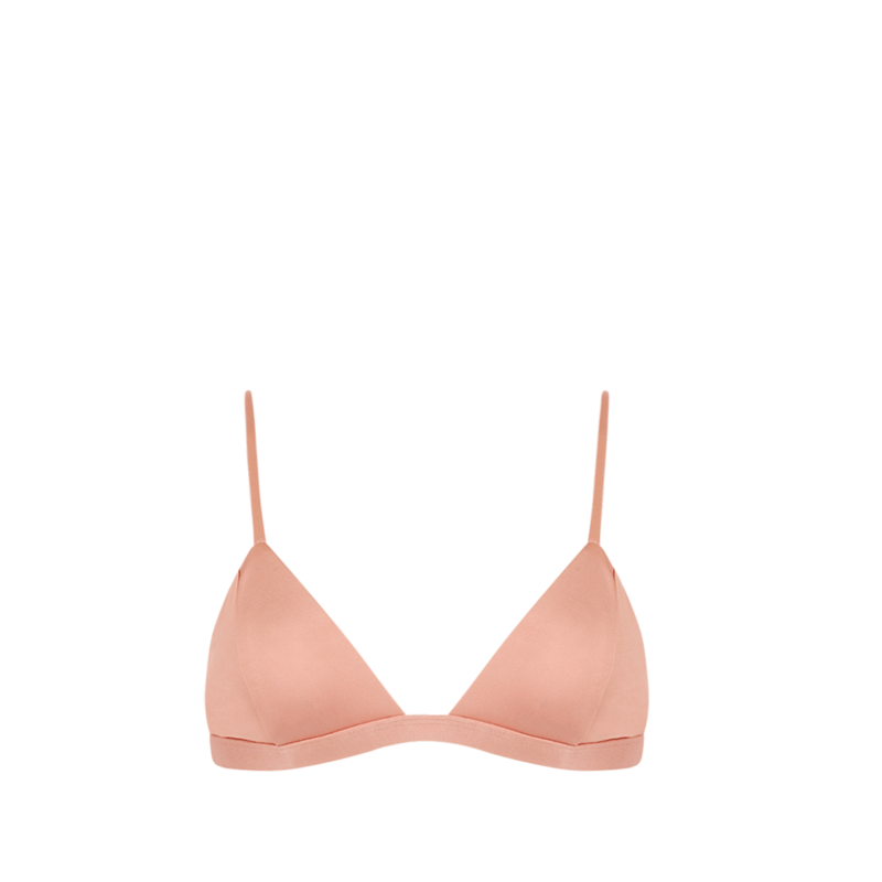 Bromelia Swimwear Valentina Triangle Top In Pink