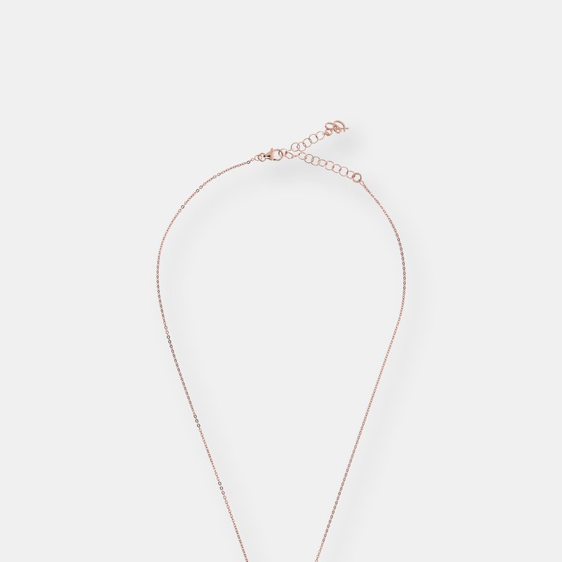 Shop Bronzallure Queen Necklace In Pink