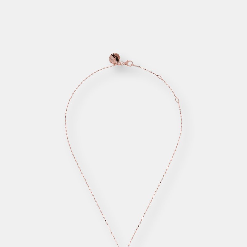 Shop Bronzallure Stone Mini Disc Pendant Necklace In Pink