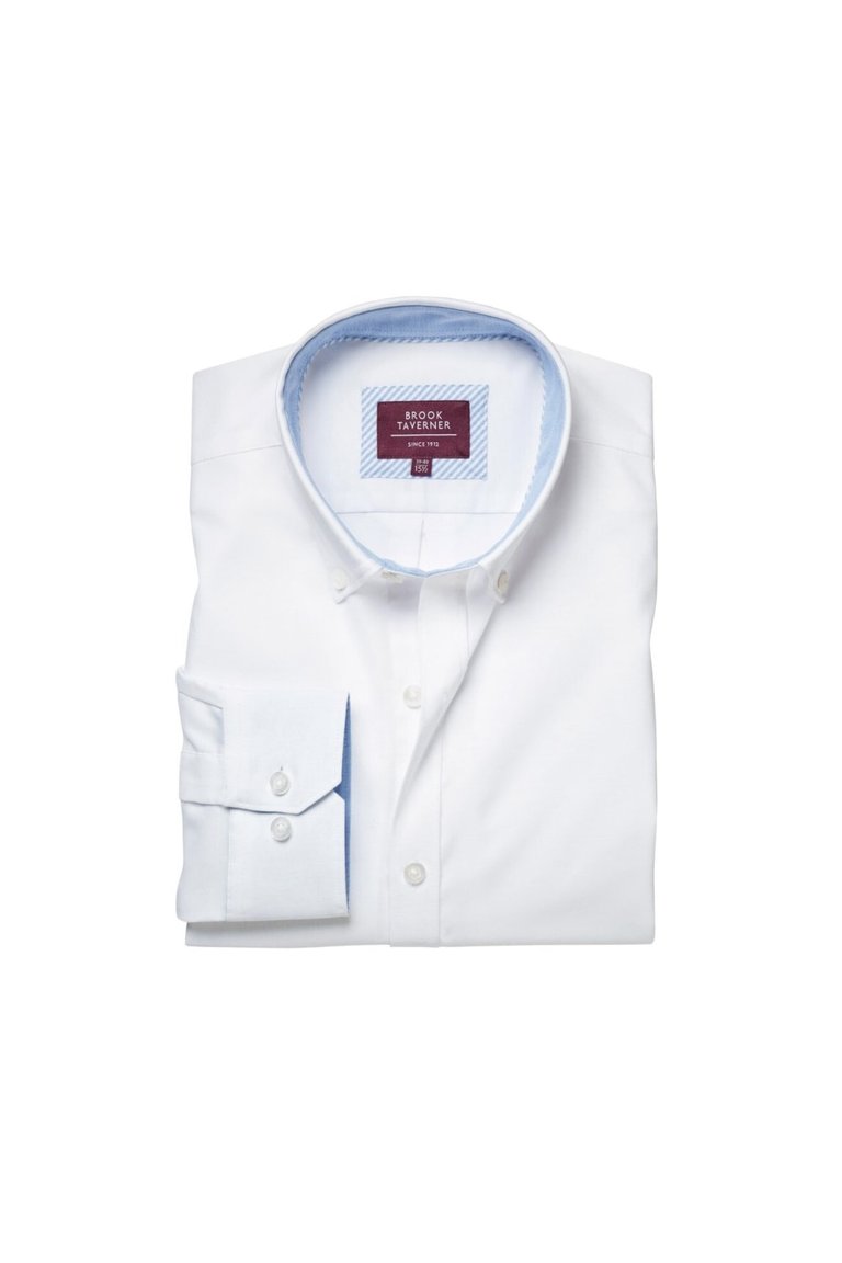 Brook Taverner Mens Lawrence Formal Shirt - White