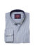 Brook Taverner Mens Lawrence Oxford Formal Shirt - Navy Stripe