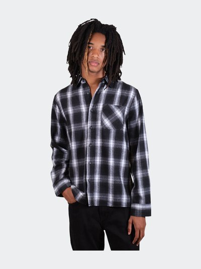 Brooklyn Cloth Black Shadow Plaid Flannel Shirt product