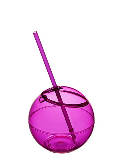 Bullet Bullet Fiesta Ball And Straw (Pink) (9.1 x 4.7 inches) product