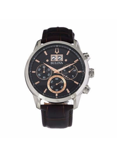 Bulova Mens Sutton 96B311 Leather Chronograph Watch product