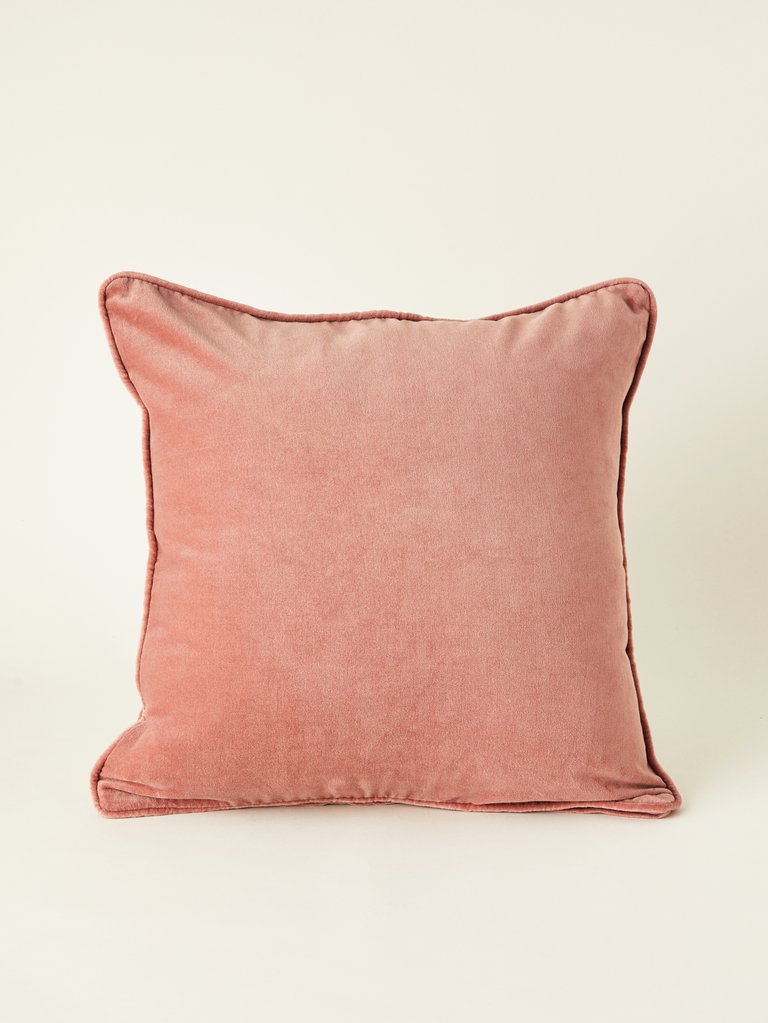 Velvet Blush Cushion Cover - Blush