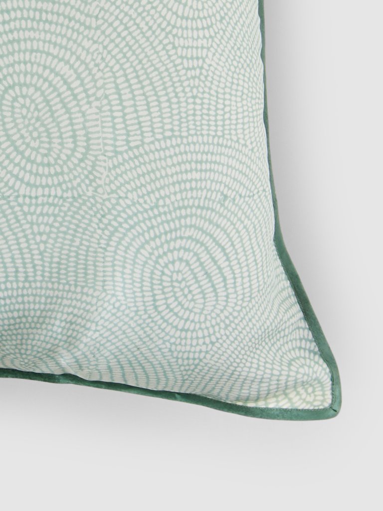 Zen Seafoam Silk Cushion Cover