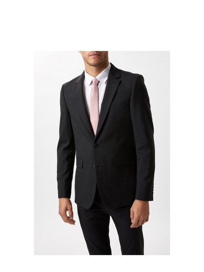 Burton Mens Essential Single-Breasted Skinny Suit Jacket - Charcoal product