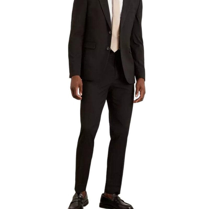 Burton Mens Essential Skinny Suit Jacket In Black