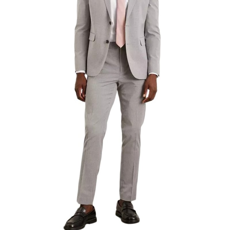 Burton Mens Essential Skinny Suit Jacket In Grey