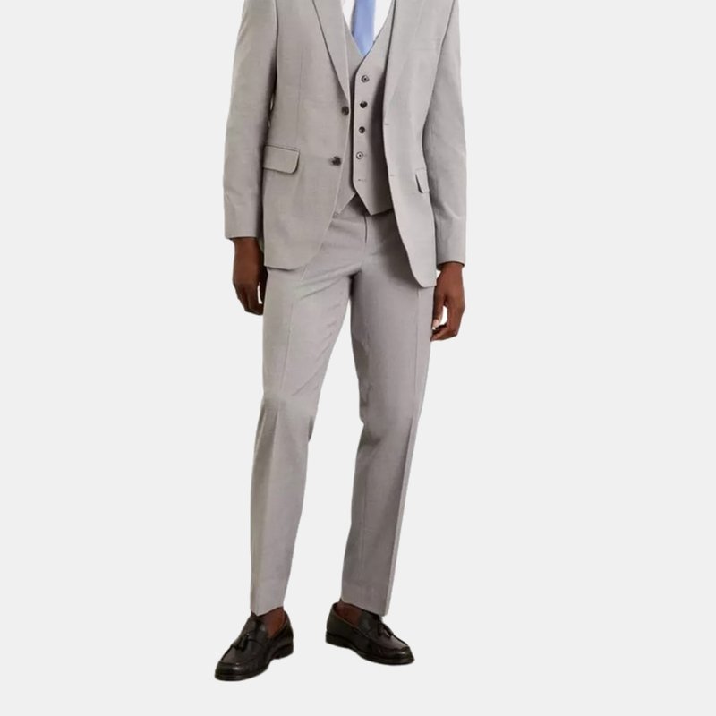 Burton Mens Essential Tailored Suit Trousers In Grey