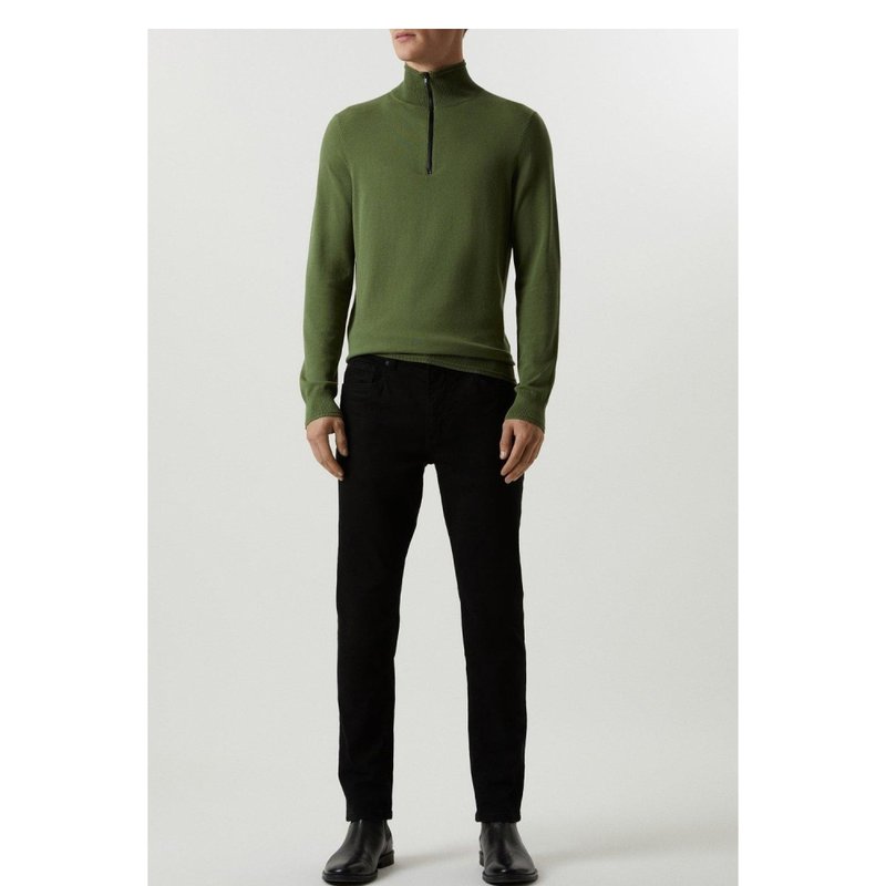 Burton Mens Premium Knitted Funnel Neck Sweater In Green