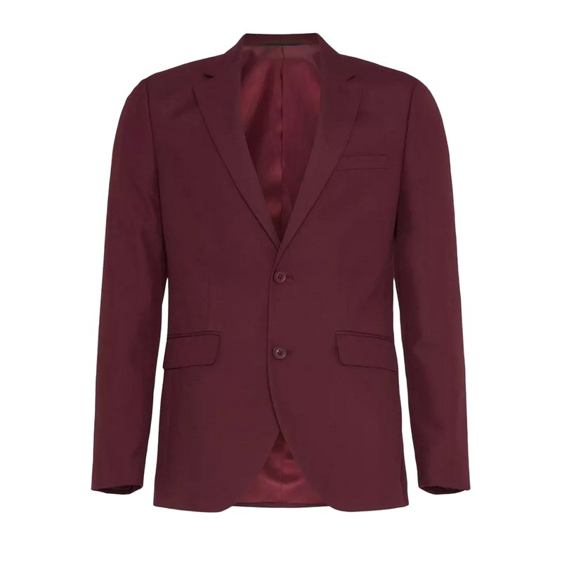 Burton Mens Slim Suit Jacket In Purple