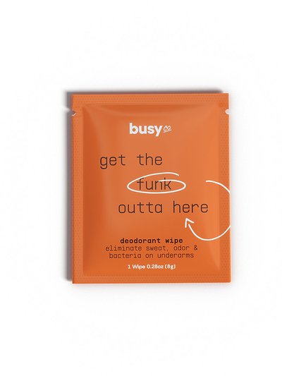 Busy Co Antibacterial Deodorant Wipes product