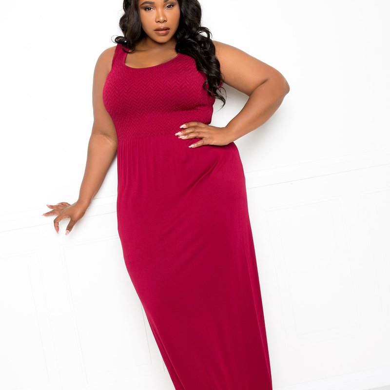 Buxom Couture Seamless Tank Dress In Red