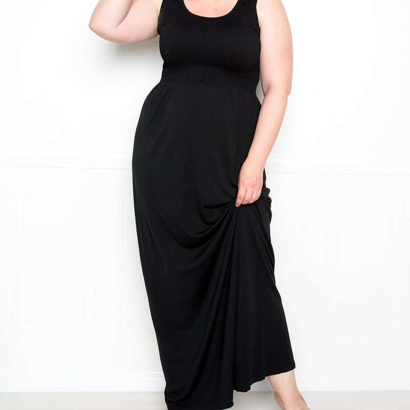 Buxom Couture Seamless Tank Dress In Black
