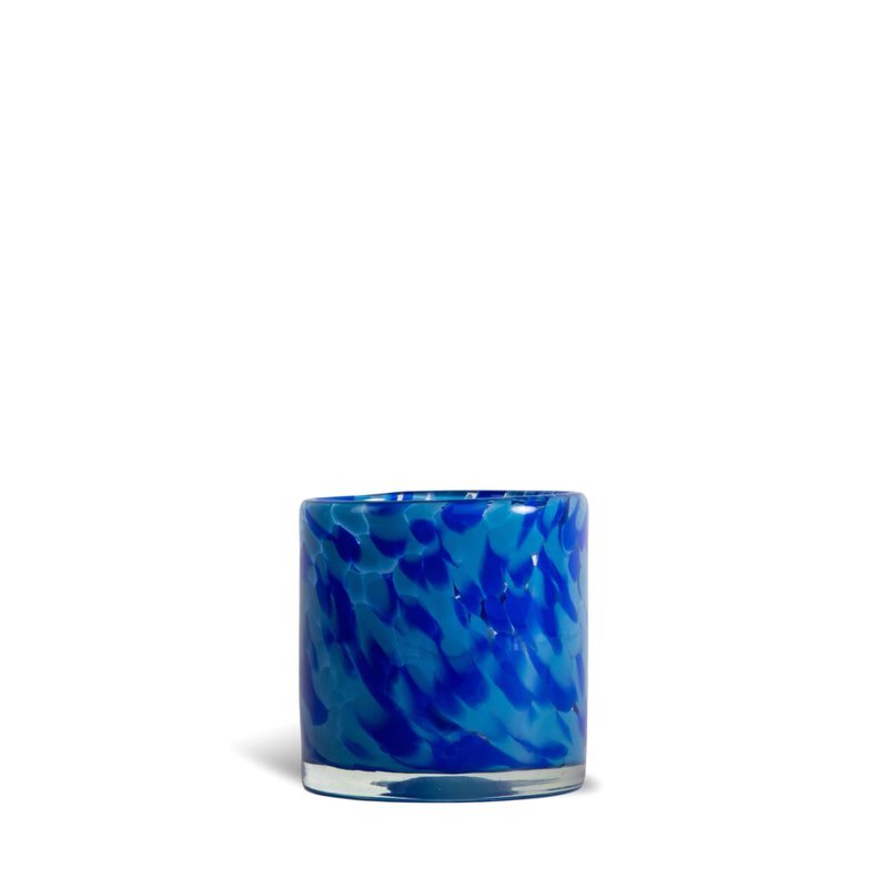 Byon Calore Vase/candle Holder Confetti In Blue