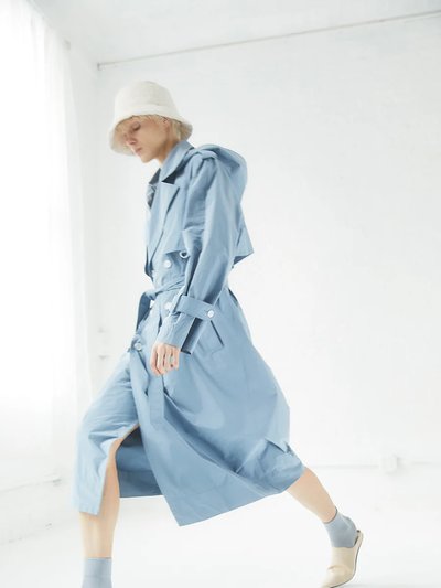 CAALO Sustainable Water Resistant Hooded Trench Coat product