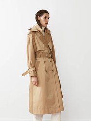 Sustainable Water-Resistant Trench Coat