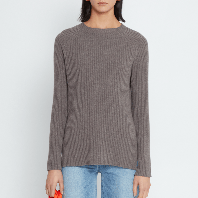 Caara Capua Wool Cashmere Sweater In Grey