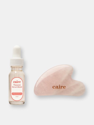Caire Beauty Facial Boost Gua Sha | Serum (15  Day Supply) & Gua Sha product