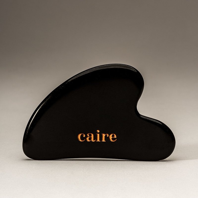 Caire Beauty Gua Sha Facial Ritual Smoothing Stone In Black