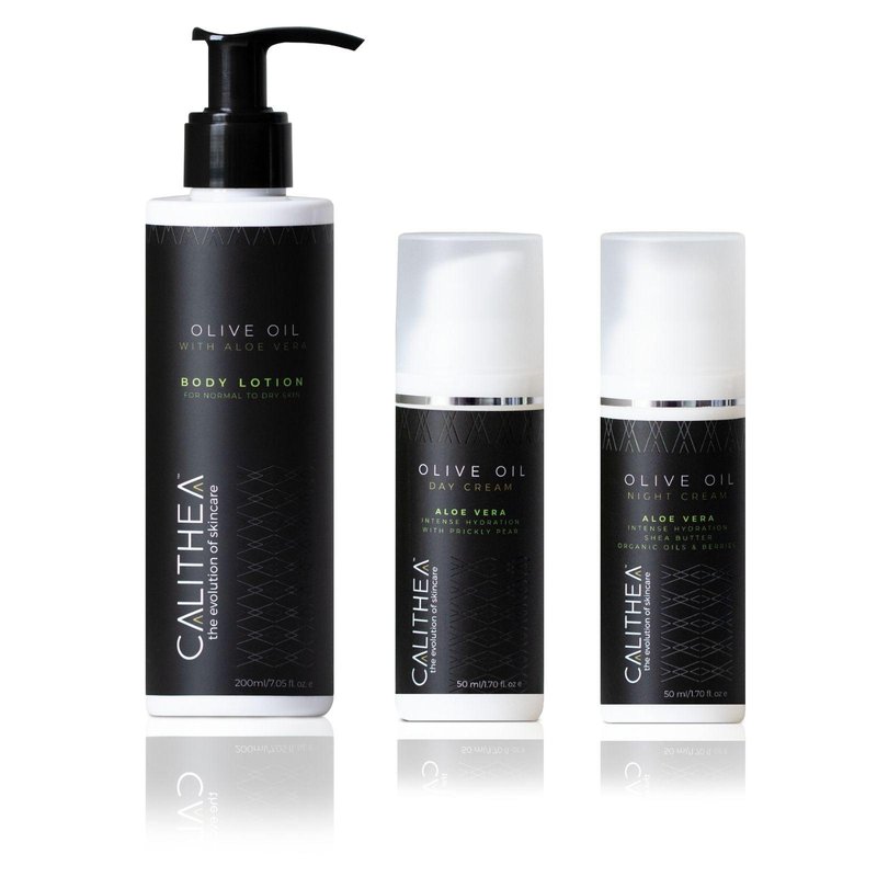 Calithea Skincare Olive Oil & Aloe Vera Skincare Set