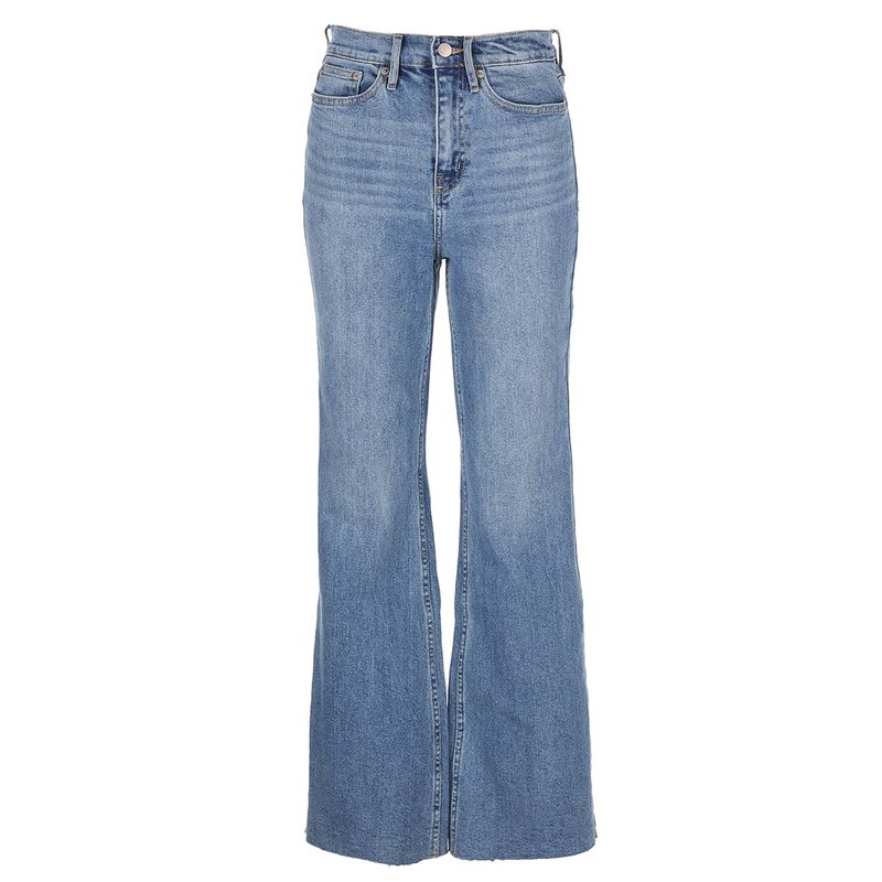 Shop Calvin Klein Jeans Est.1978 Super High Rise Straight With Light Distress Vintage Stretch 30 Inseam Jeans In Blue