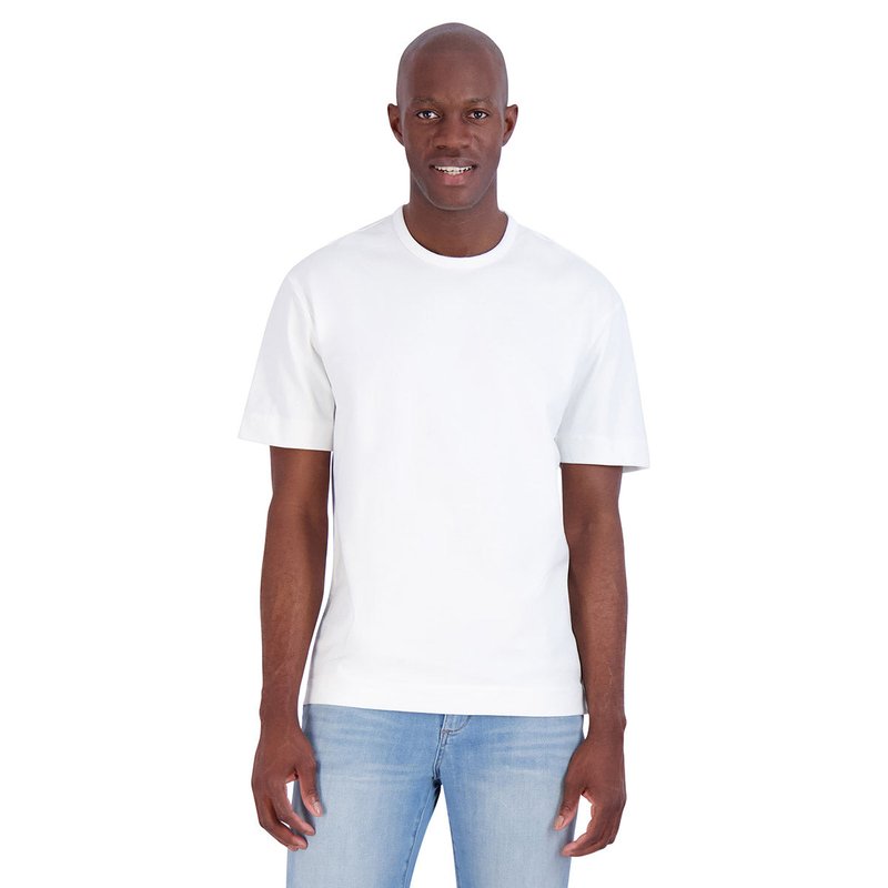 Shop Calvin Klein Men's Short Sleeve Boxy Cn Tee In White