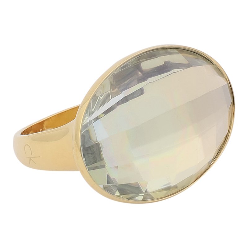 Calvin Klein Women's Continuity Two Tone Ring In Gold