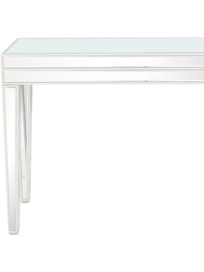Camden Isle Holly 44" Clear Rectangle Glass Console Table product