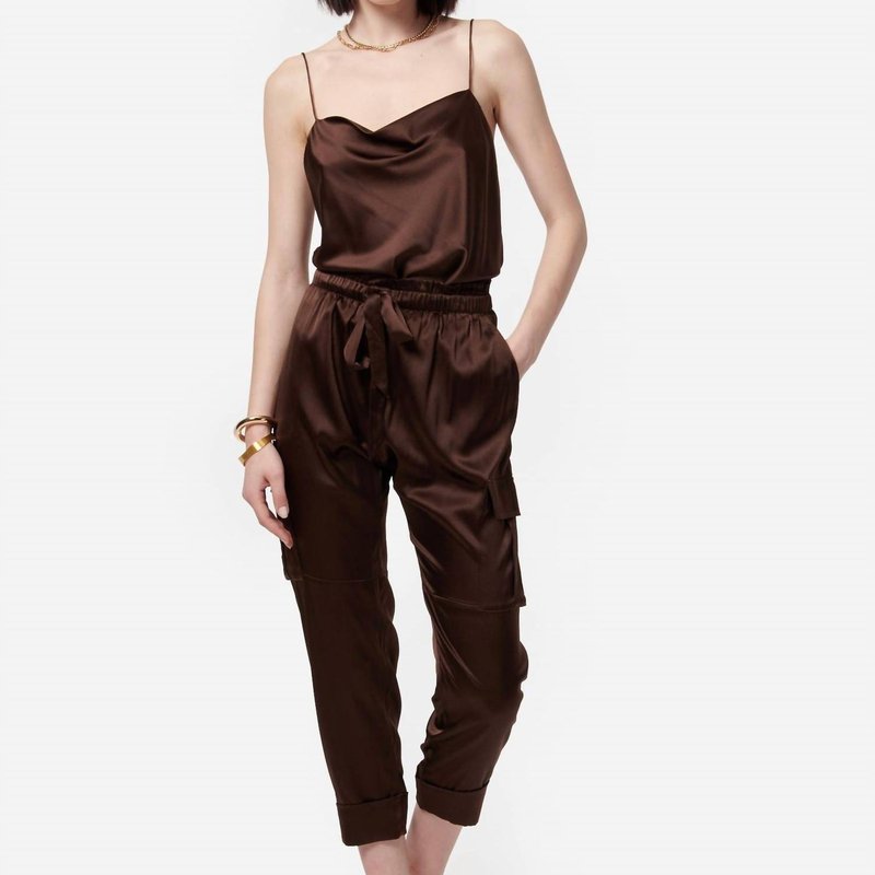 Shop Cami Nyc Axel Bodysuit In Brown