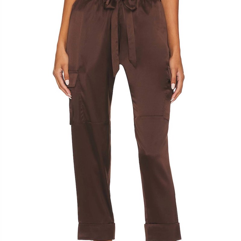 Shop Cami Nyc Carmen Cargo Pants In Brown