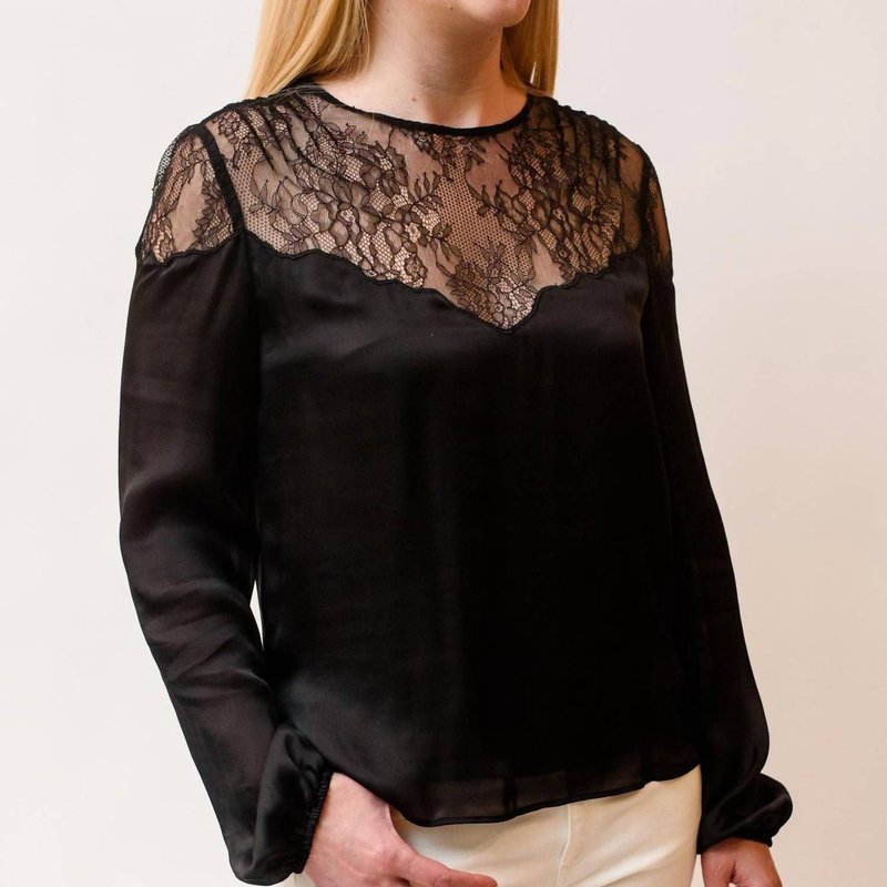 Shop Cami Nyc Fern Blouse In Black