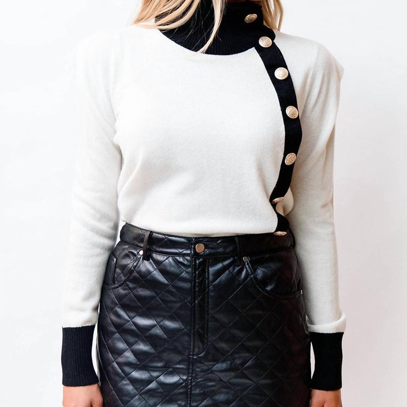 Shop Cami Nyc Macy Vegan Leather Skirt In Black