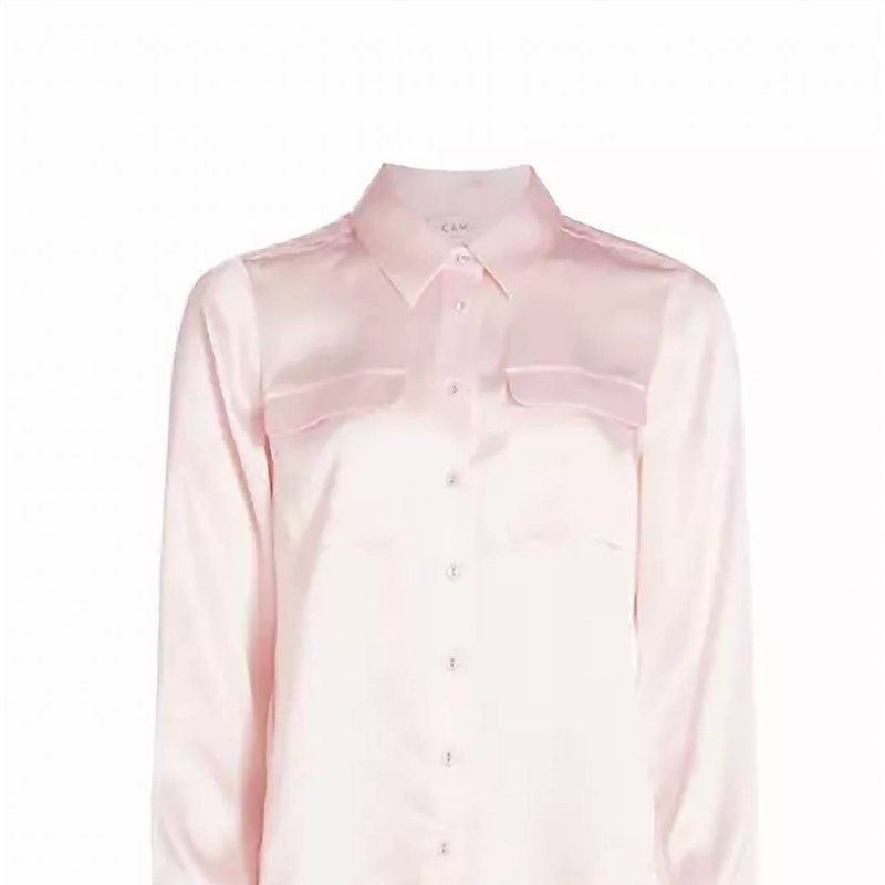Shop Cami Nyc Rachelle Blouse In Pink