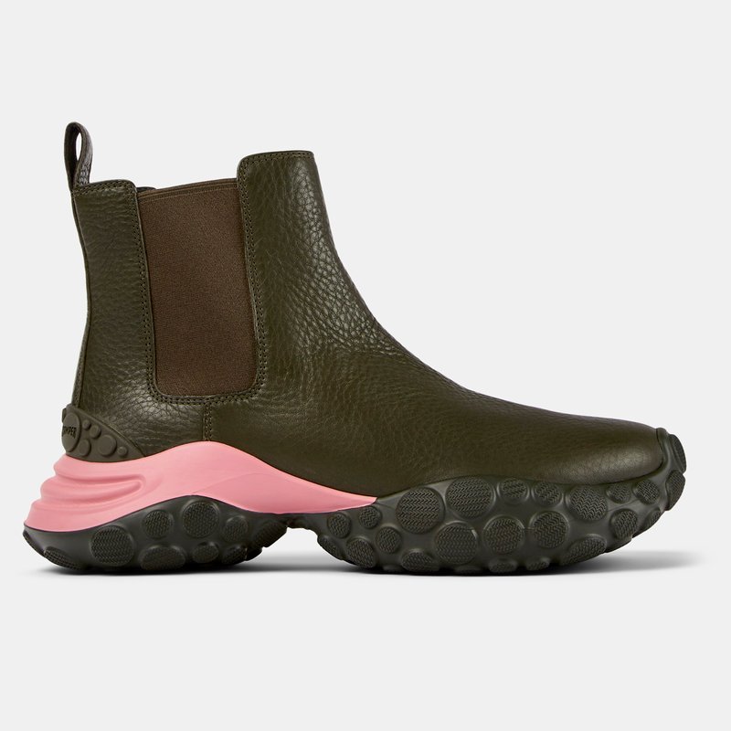 Camper Ankle Boots Pelotas Mars In Green
