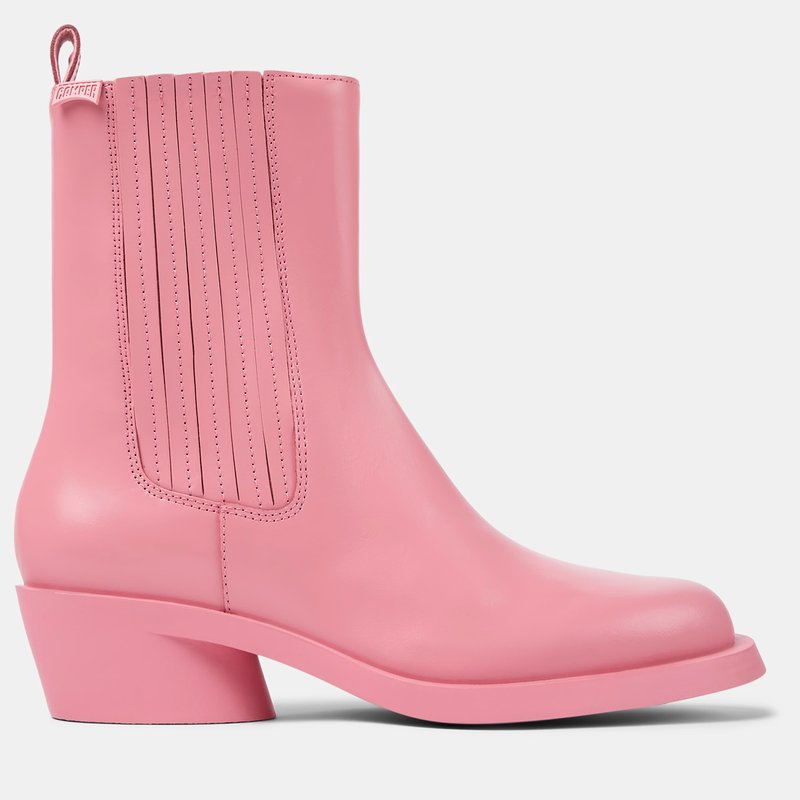 Shop Camper Bonnie Ankle Long Boots In Pink