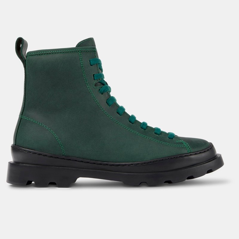 Camper Brutus Ankle Boots In Green