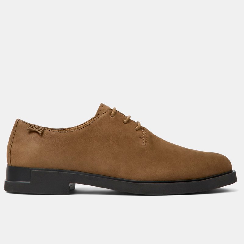 Shop Camper Iman Lace-up Shoes In Brown