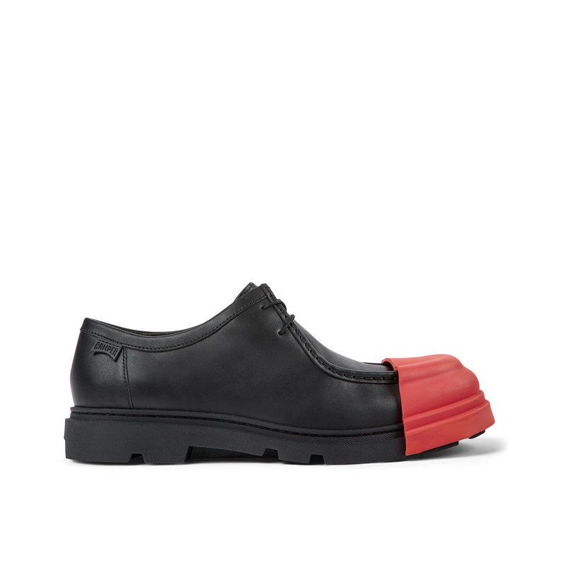 Shop Camper Junction Lace-up Shoes For Men In Black