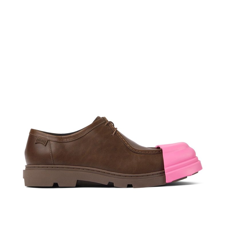 Shop Camper Junction Lace-up Shoes For Men In Brown