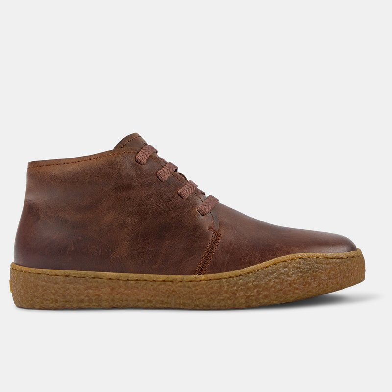 Camper Peu Terreno Ankle Boots In Brown