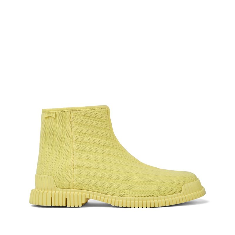 Shop Camper Men's Pix Ankle Boots In Yellow