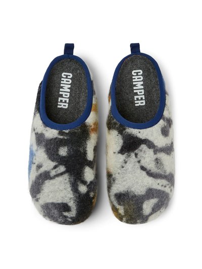 Camper Men's Wabi Slippers - Blue, Black And White product
