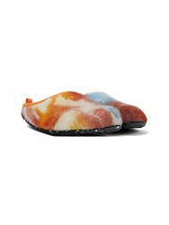 Men's Wabi Slippers - Orange, Blue And White