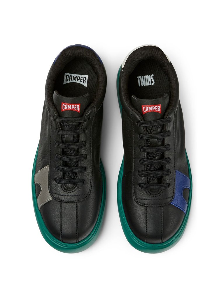 Sneakers Women Camper Twins - Black/Blue/Green - Black